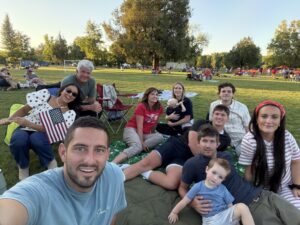 Dr. Larry Andrew ivf doctor with his kids having fun in a park